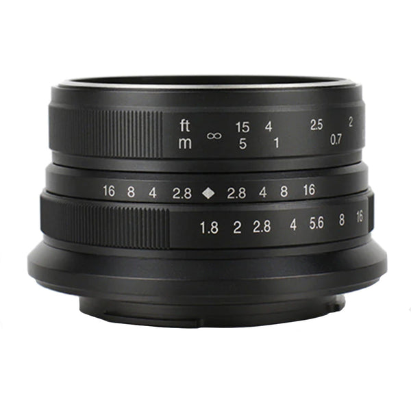 7Artisans 25mm f1.8 Black -  Micro 4/3