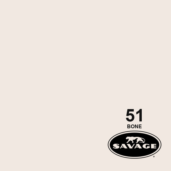 Savage 107"x12 Yards Seamless Paper Background - Bone